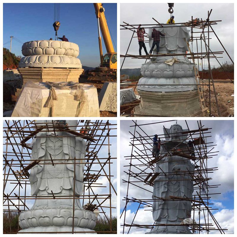 Parabéns a completar com sucesso o projeto de estátua de buddha em Yunnan Haobo